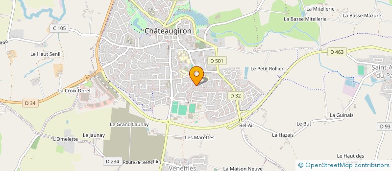 localisation de l'entreprise MONSIEUR GILLES GUERIN  CHATEAUGIRON