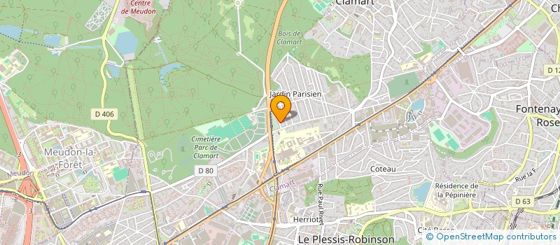 localisation de l'entreprise MONSIEUR GILLES GUERREE à CLAMART