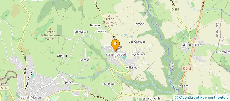 localisation de l'entreprise MONSIEUR GILLES GUEVARA  RIVE-DE-GIER
