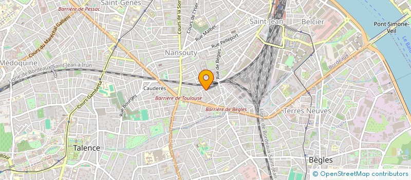 localisation de l'entreprise MONSIEUR GILLES GUEYRAUD  BORDEAUX