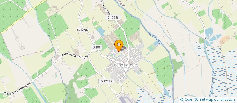 localisation de l'entreprise MONSIEUR GILLES GUIBAL  CANDILLARGUES