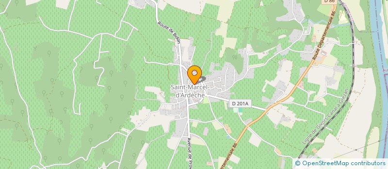 localisation de l'entreprise MONSIEUR GILLES GUIGUE à SAINT-MARCEL-D'ARDECHE