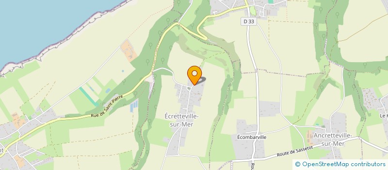 localisation de l'entreprise MONSIEUR GILLES GUILBERT à ECRETTEVILLE-SUR-MER