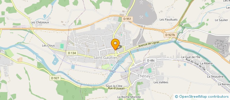 localisation de l'entreprise MONSIEUR GILLES GUILLOISEAU à SAINT-GAULTIER