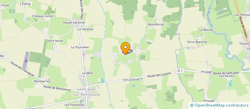 localisation de l'entreprise MONSIEUR GILLES GUILLOT  SAINT-JEAN-SUR-REYSSOUZE