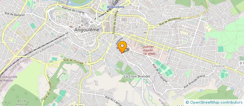localisation de l'entreprise MONSIEUR GILLES GUINOT à ANGOULEME