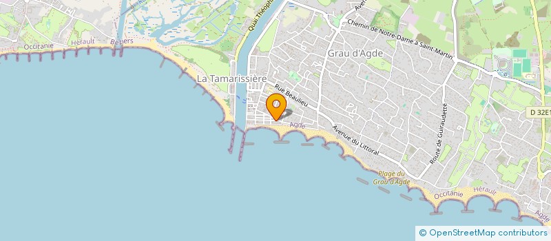 localisation de l'entreprise MONSIEUR GILLES GUYON  AGDE