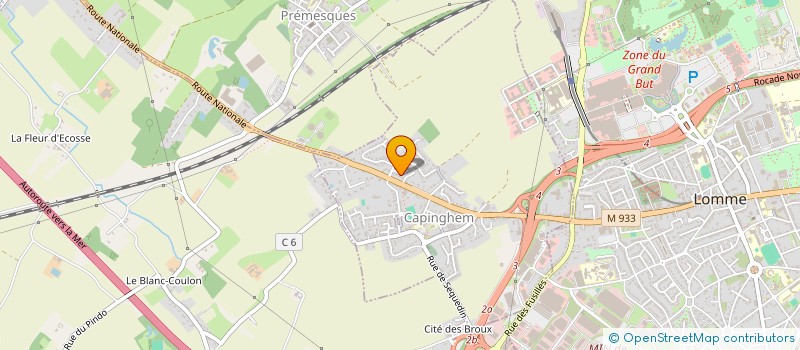 localisation de l'entreprise MONSIEUR GILLES GUYOT  CAPINGHEM