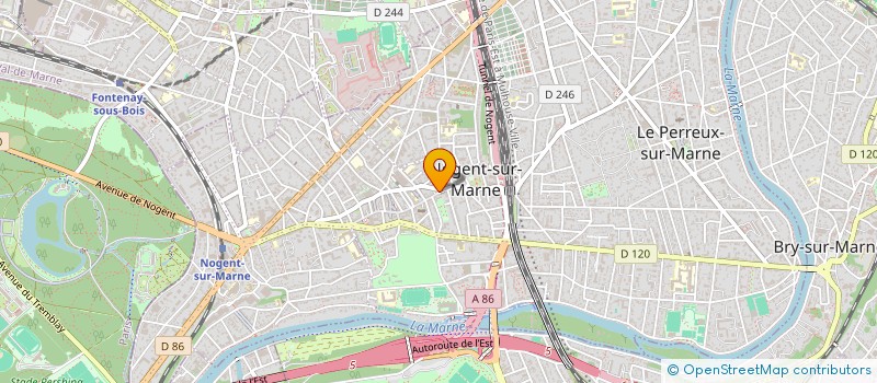 localisation de l'entreprise MONSIEUR GILLES HAGEGE à NOGENT-SUR-MARNE