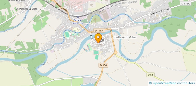 localisation de l'entreprise MONSIEUR GILLES HAHUSSEAU  SELLES-SUR-CHER