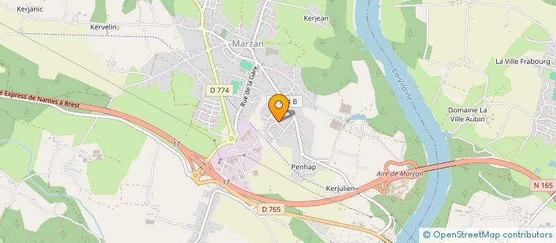 localisation de l'entreprise MONSIEUR GILLES HAMARD  MARZAN