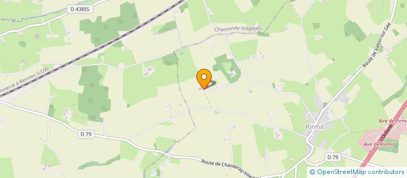 localisation de l'entreprise MONSIEUR GILLES HAMON  PIRMIL