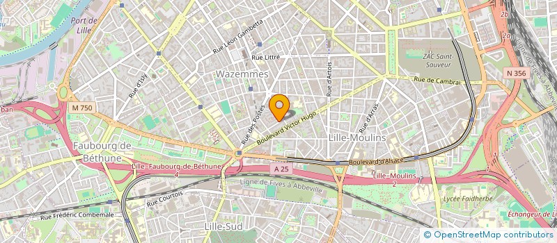 localisation de l'entreprise MONSIEUR GILLES HARBONNIER  LILLE