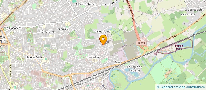 localisation de l'entreprise MONSIEUR GILLES HARDOUIN  LE MANS