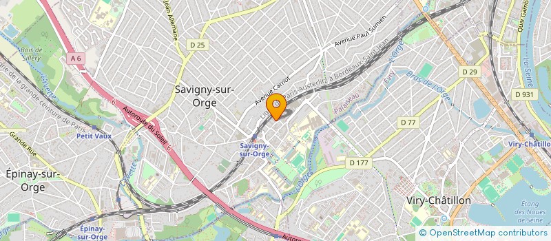 localisation de l'entreprise MONSIEUR GILLES HARLE à SAVIGNY-SUR-ORGE