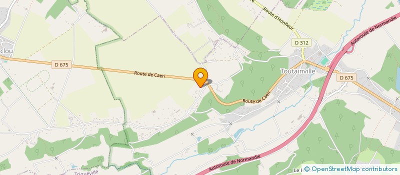 localisation de l'entreprise MONSIEUR GILLES HAROU  TOUTAINVILLE