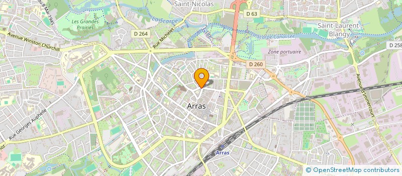 localisation de l'entreprise MONSIEUR GILLES HAUDEGOND à ARRAS