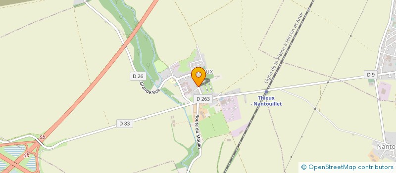 localisation de l'entreprise MONSIEUR GILLES HEBERT  THIEUX