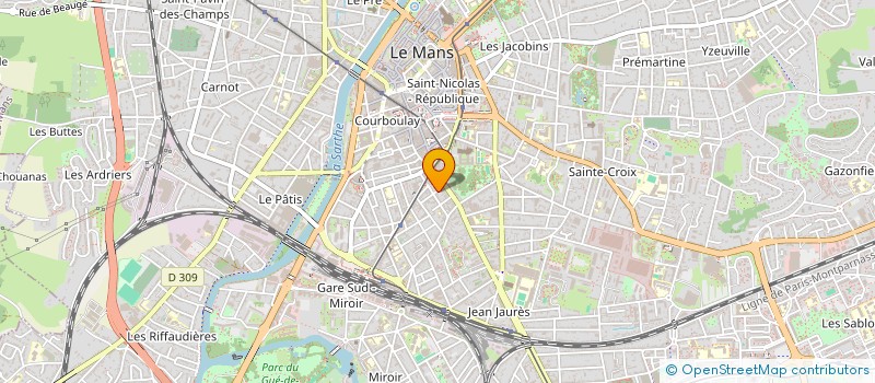 localisation de l'entreprise MONSIEUR GILLES HEBERT  LE MANS