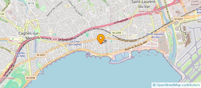 localisation de l'entreprise MONSIEUR GILLES HEBERT à CAGNES-SUR-MER