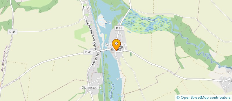 localisation de l'entreprise MONSIEUR GILLES HENNE  FONTAINE-SOUS-MONTDIDIER