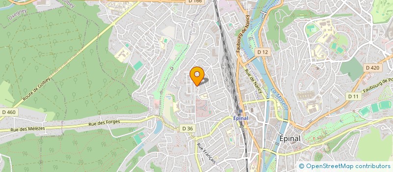 localisation de l'entreprise MONSIEUR GILLES HENRIOT à EPINAL