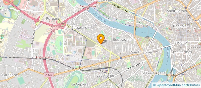 localisation de l'entreprise MONSIEUR GILLES HENRY-VIEL à TOULOUSE