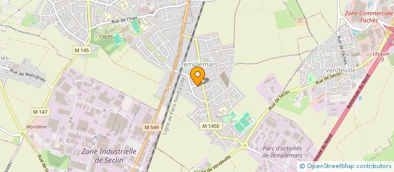 localisation de l'entreprise MONSIEUR GILLES HERONNEAU  TEMPLEMARS