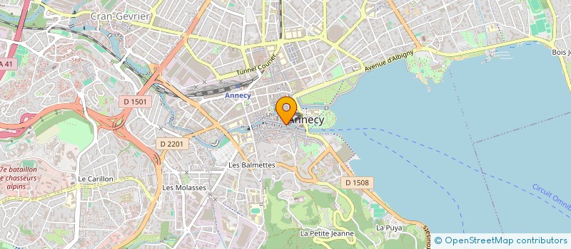 localisation de l'entreprise MONSIEUR GILLES HERTZOG à ANNECY