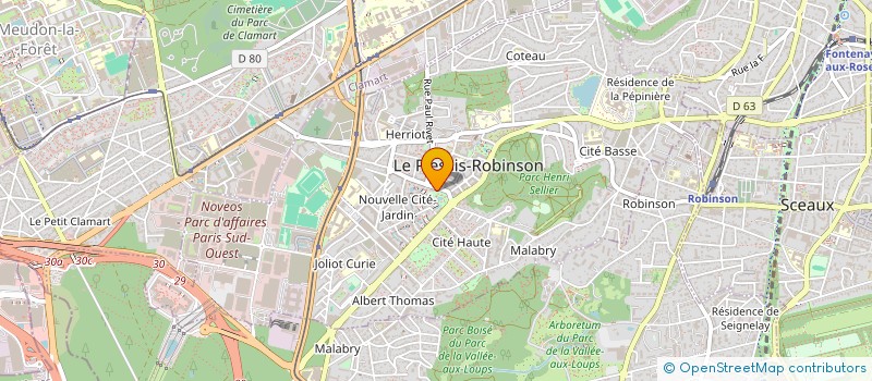 localisation de l'entreprise MONSIEUR GILLES HERVE à LE PLESSIS-ROBINSON