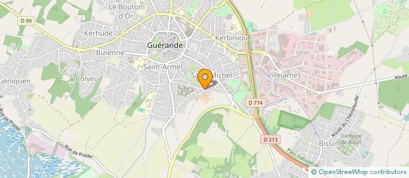 localisation de l'entreprise MONSIEUR GILLES HERVY à GUERANDE