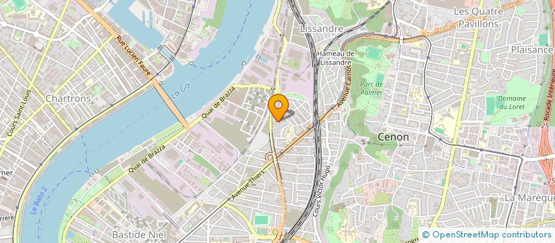 localisation de l'entreprise MONSIEUR GILLES HESSE  CENON