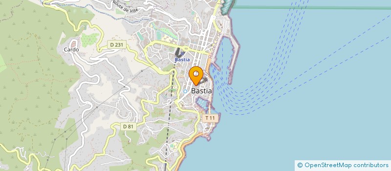 localisation de l'entreprise MONSIEUR GILLES HILLION à BASTIA