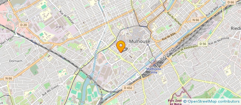 localisation de l'entreprise MONSIEUR GILLES HINIGER  MULHOUSE