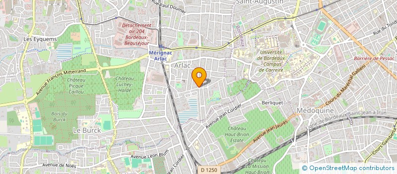 localisation de l'entreprise MONSIEUR GILLES HIRIBARNE  AILLAS