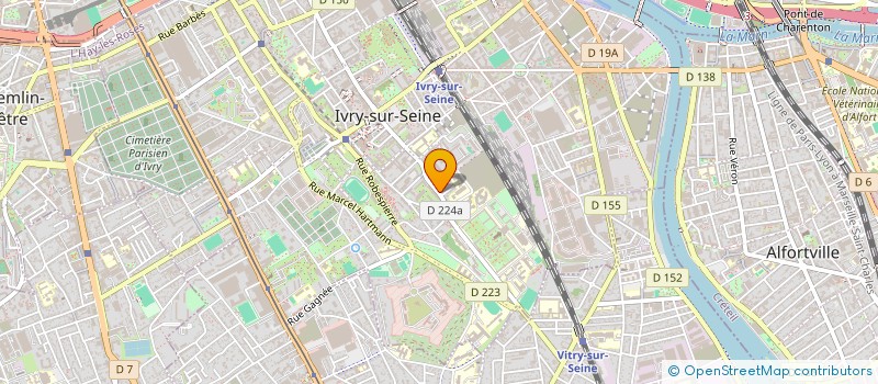 localisation de l'entreprise MONSIEUR GILLES HIRZEL à IVRY-SUR-SEINE
