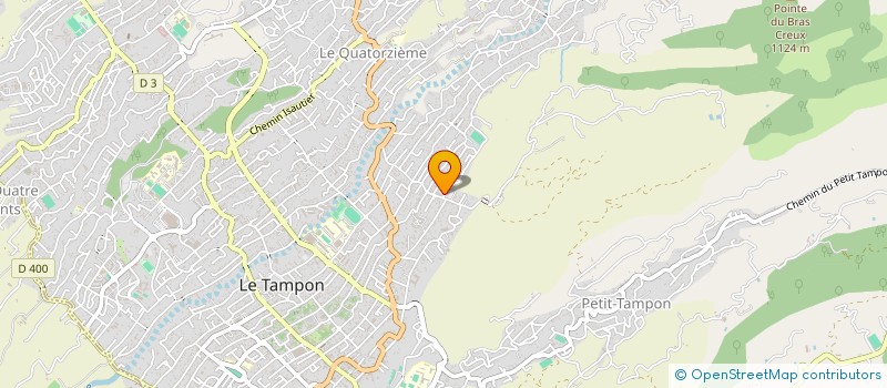 localisation de l'entreprise MONSIEUR GILLES HOARAU  LE TAMPON