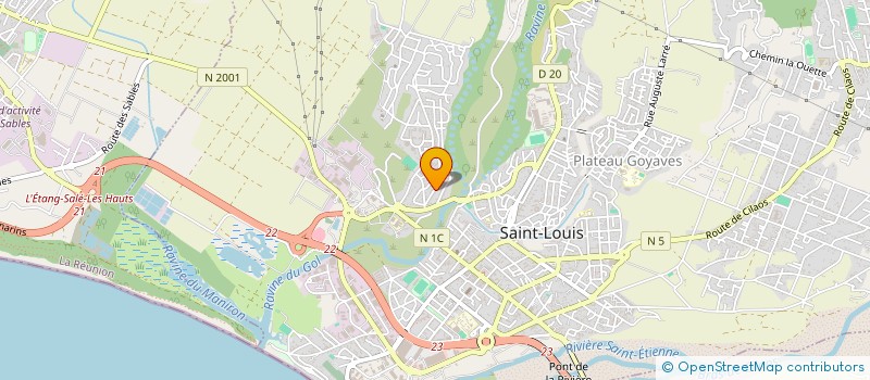 localisation de l'entreprise MONSIEUR GILLES HOARAU à SAINT-LOUIS