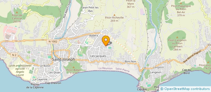 localisation de l'entreprise MONSIEUR GILLES HOAREAU à SAINT-JOSEPH