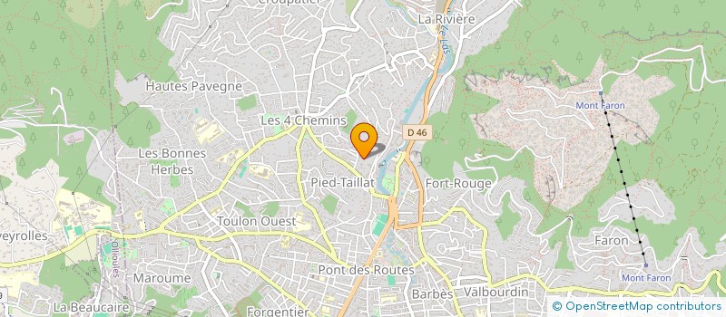 localisation de l'entreprise MONSIEUR GILLES HOAREAU  TOULON