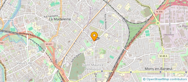 localisation de l'entreprise MONSIEUR GILLES HOCHART à LILLE