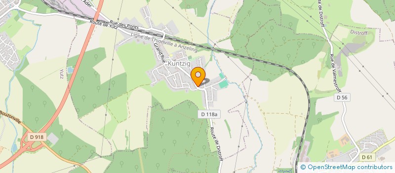 localisation de l'entreprise MONSIEUR GILLES HOFFMANN  KUNTZIG