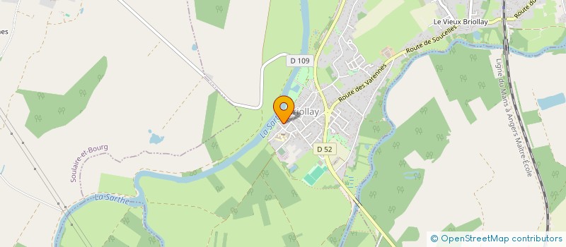 localisation de l'entreprise MONSIEUR GILLES HUART  BRIOLLAY