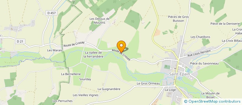 localisation de l'entreprise MONSIEUR GILLES HUBERT à SAINT-EPAIN
