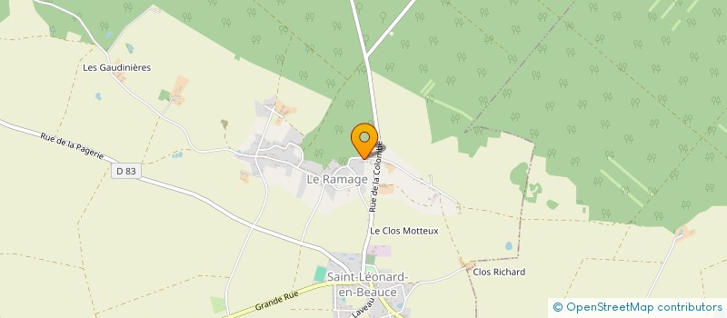 localisation de l'entreprise MONSIEUR GILLES HUCHET  SAINT-LEONARD-EN-BEAUCE