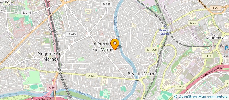 localisation de l'entreprise MONSIEUR GILLES HUCHET à LE PERREUX-SUR-MARNE