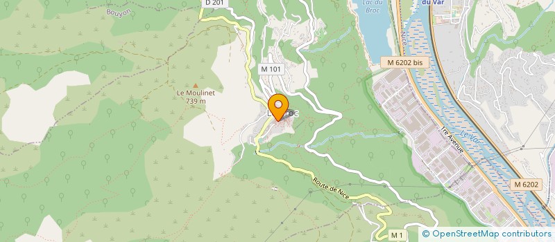 localisation de l'entreprise MONSIEUR GILLES HUDEC  LE BROC