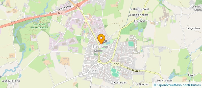 localisation de l'entreprise MONSIEUR GILLES HUMBERT  SAINT-THURIAL