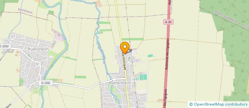 localisation de l'entreprise MONSIEUR GILLES IGERSHEIM  BATTENHEIM