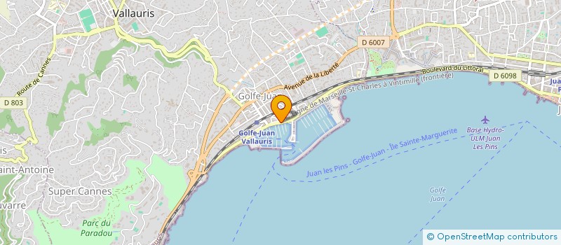 localisation de l'entreprise MONSIEUR GILLES ILLY à VALLAURIS
